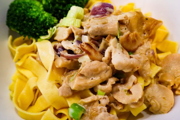 Shiitake Pilz Pasta